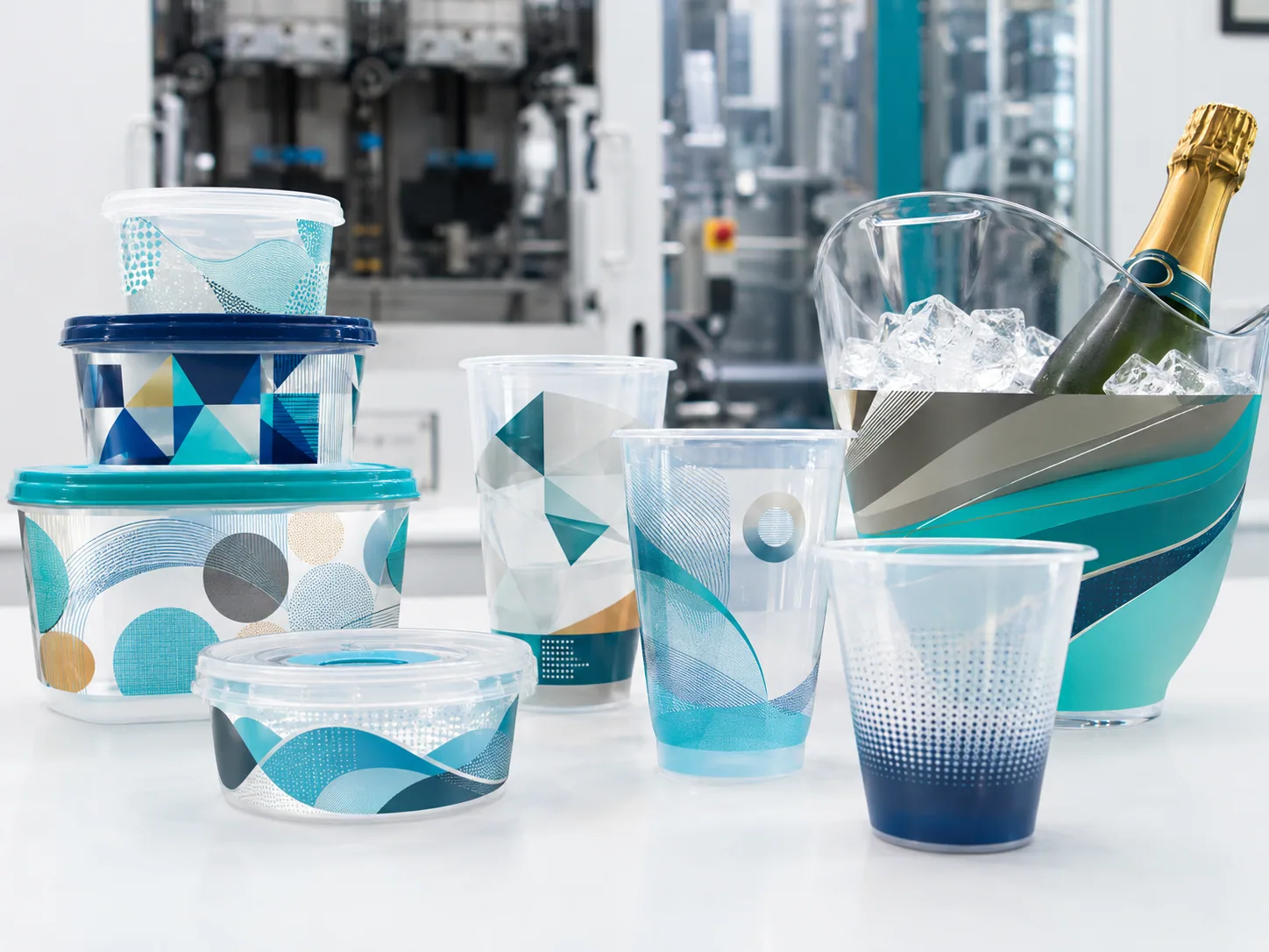 Etiquetas IML para menaje, vasos y champañeras